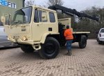 Leyland DAF 4x4 Crane Hiab cargo truck ex army